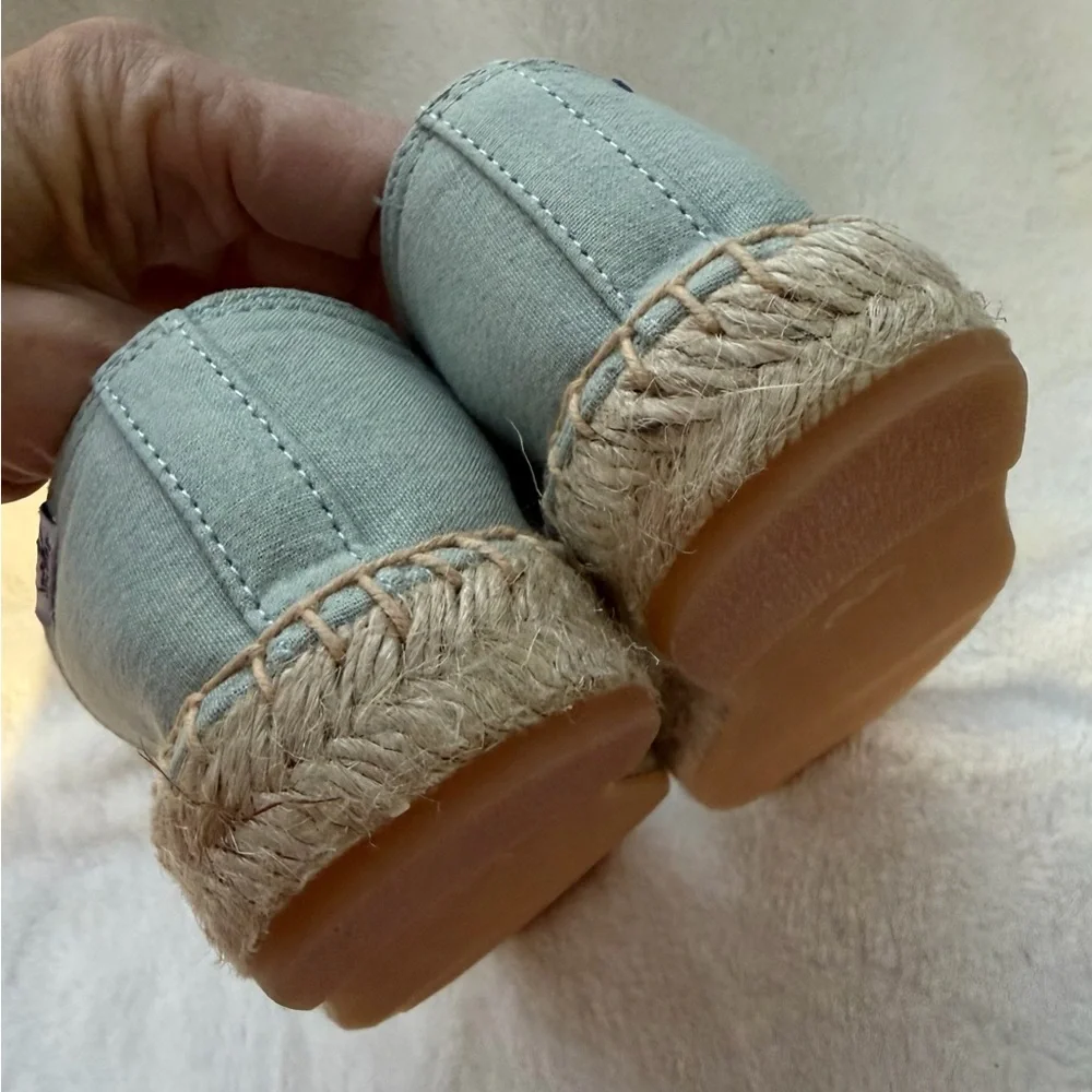 Bayside Beach Club Espadrille Sky Blue Size 8 Shoes La Vie En Rose Beachy NEW